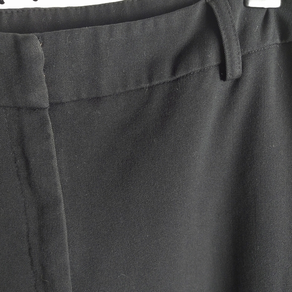 $  Norton McNaughton black clasp zip close stretch dress pants. Size 12 - Picture 3 of 10